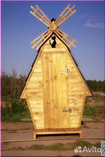 Дачный туалет с установкой SOX556