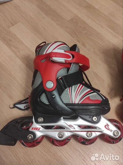 Коньки роликовые детские раздвижные