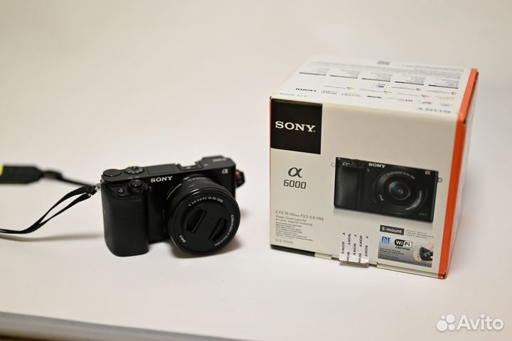 Фотоаппарат Sony Alpha Ilce 6000 kit e pz 16-50mm