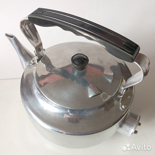 Чайник электрический алюминиевый новый СССР 2 литр