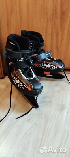 Коньки детские раздвижные 31-35