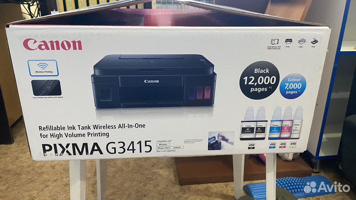 Принтер canon pixma g3415