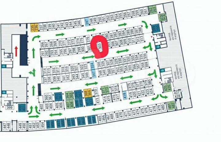 Машиноместо, 14 м²