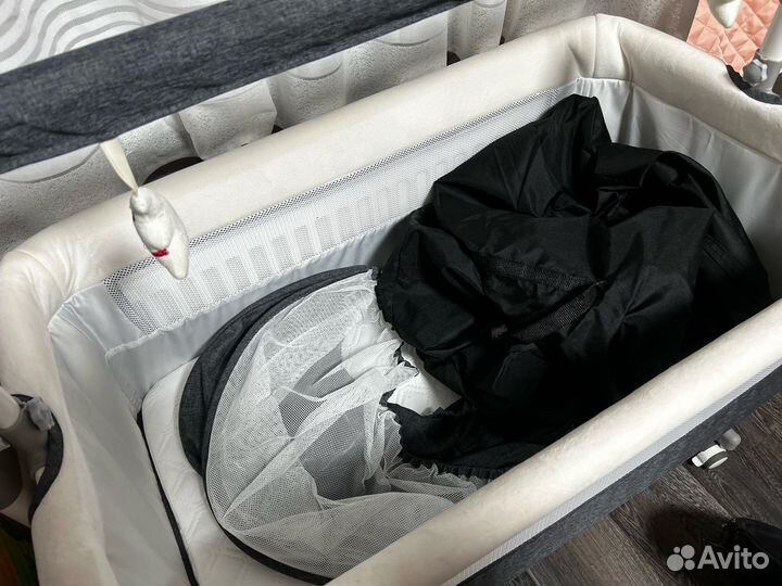 Приставная кроватка манеж