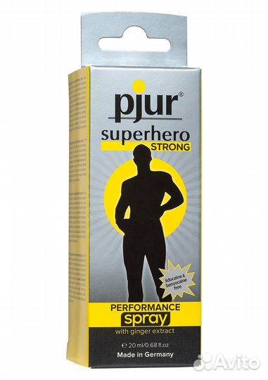 Спрей-пролонгатор длительного действия pjur superhero Strong Spray - 20 мл