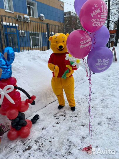 Поздравление в ростовой кукле