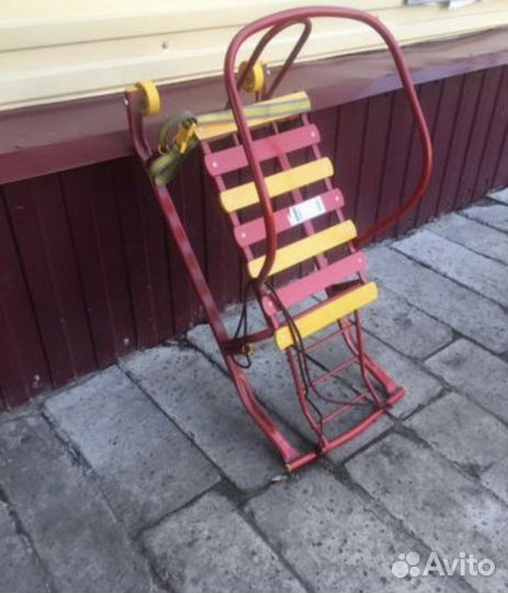 Санки тимка 5 с колёсиками