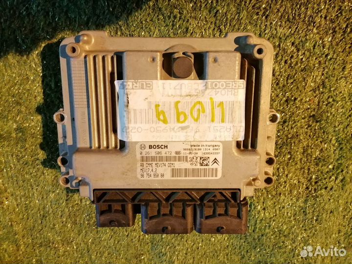 Блок управления двигателем EP6C 9666319180 Peugeot