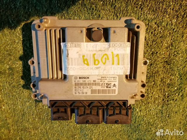 Блок управления двигателем EP6C 9666319180 Peugeot