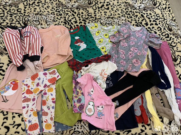 Вещи пакетом на девочку 104-110