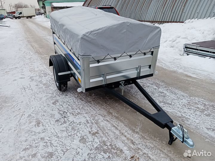 Прицеп на легковой автомобиль 2х1.3х0.5 с тентом