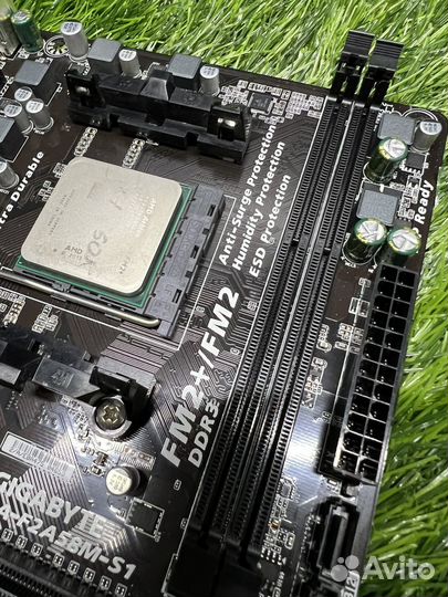 Комплект мат плата Gigabyte+AMD Athlon X4 FM2+