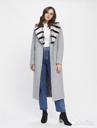 Пальто зимнее, повязка на голову