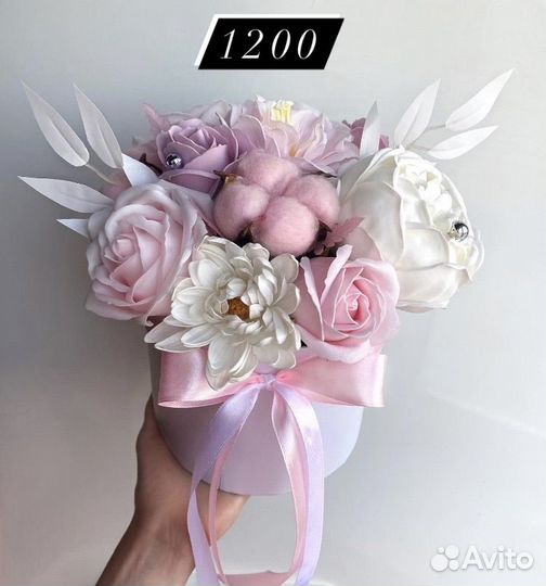 Букет мыльных цветов