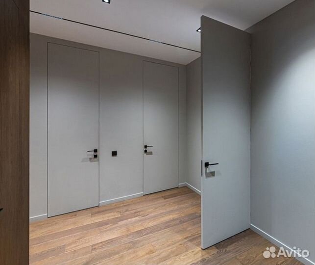 Скрытые двери под покраску