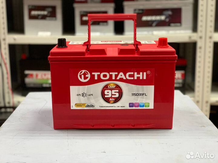Аккумулятор 95 ач Totachi пусковой 830A D31L