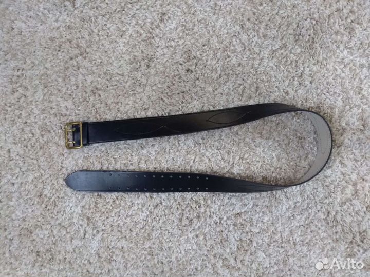Ремни офицерские нат кожа