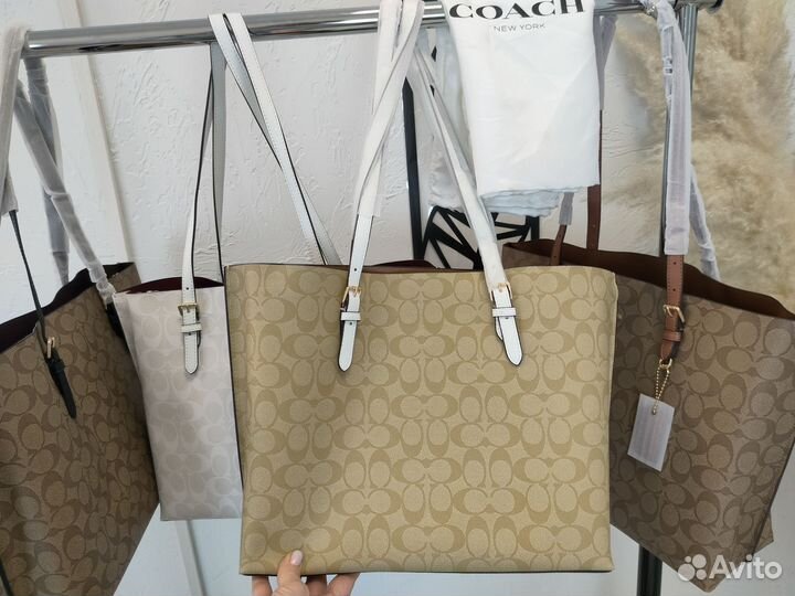 Сумка шопер Coach Mollie Tote 7 расцветок