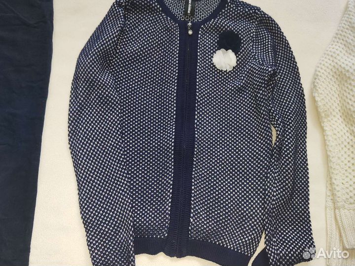 Брюки утепл, кардиганы 140-146р