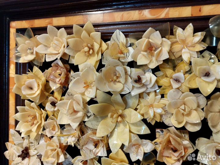 Картина панно из янтаря/2