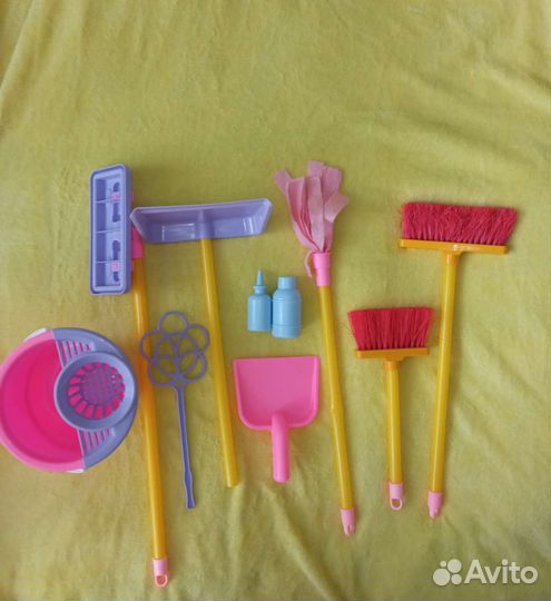 Детский игровой набор для уборки Золушка