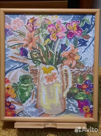Картина,вышитая крестиком 