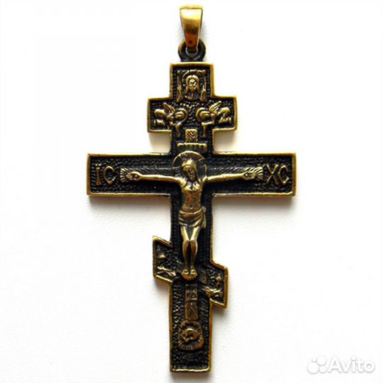 Крест православный большой Бронзовый крест 00158