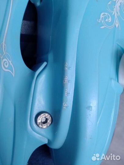 Коньки детские раздвижные 34-37 бу