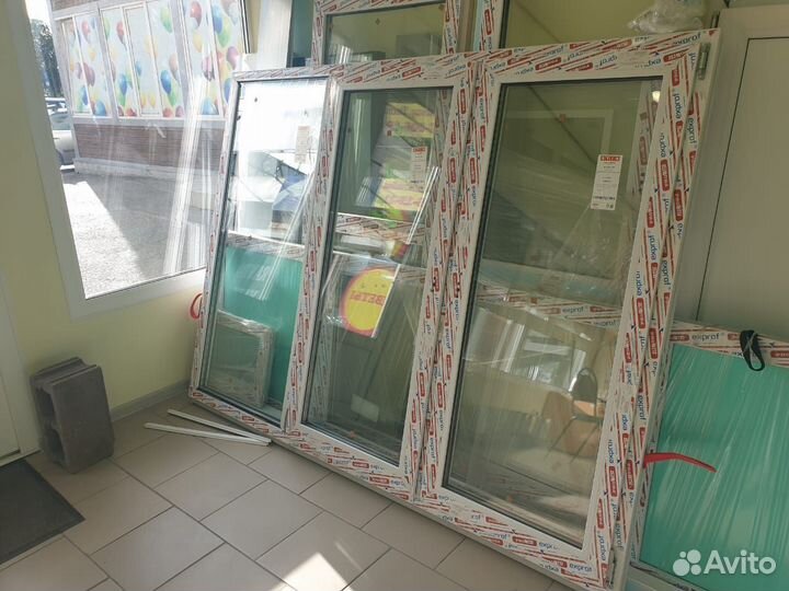 Окно пластиковое 2060 х 1520 новое