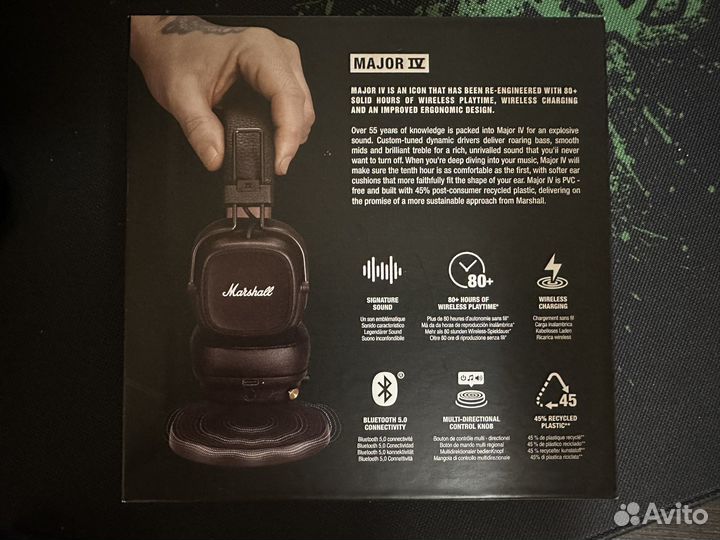 Наушники marshall major 4