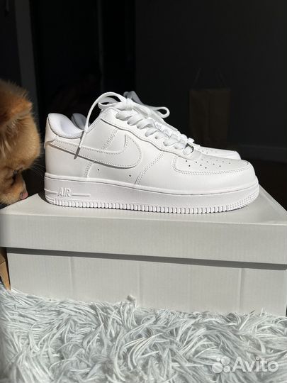 Nike Air Force 1 07 белые оригинал