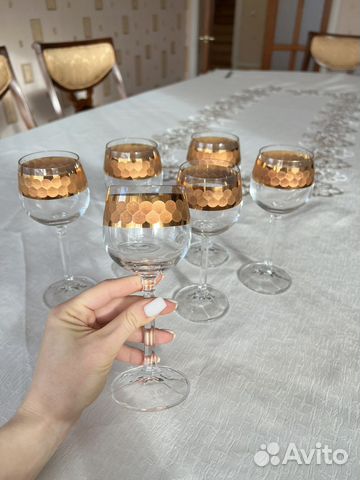 Фужеры бокалы bohemia