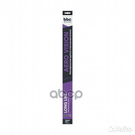 Щетка стеклоочистителя бескаркасная, 530 мм 490