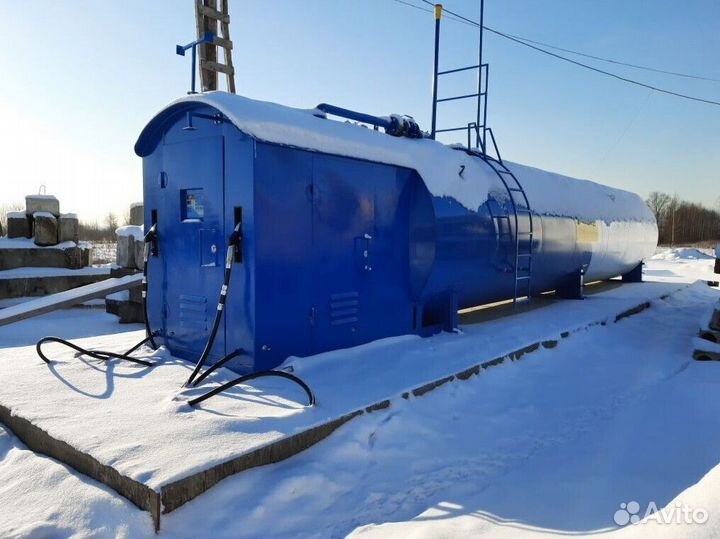 Контейнерная АЗС для нужд предприятия