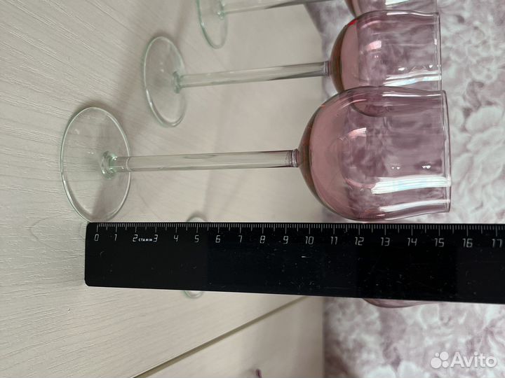 Калининские бокалы фужеры 4шт для наливки