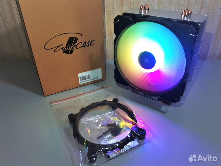 Новый Кулер Процессора Euro 4XT F-RGB V3 LED GaMe