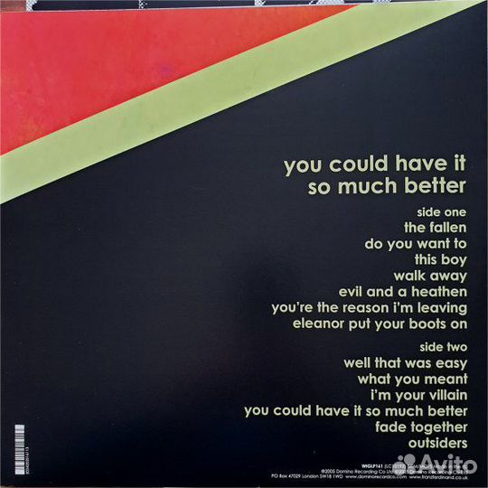 Виниловая пластинка Franz Ferdinand - You Could Ha