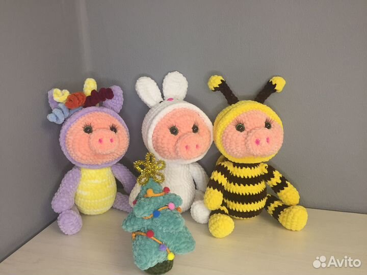 Вязаные игрушки ручной работы