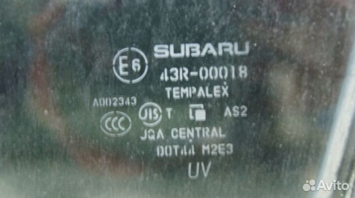 Стекло двери FL Forester SJ 2013