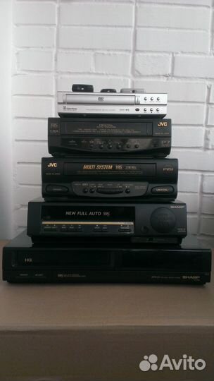 Видеомагнитофоны sharp, JVC