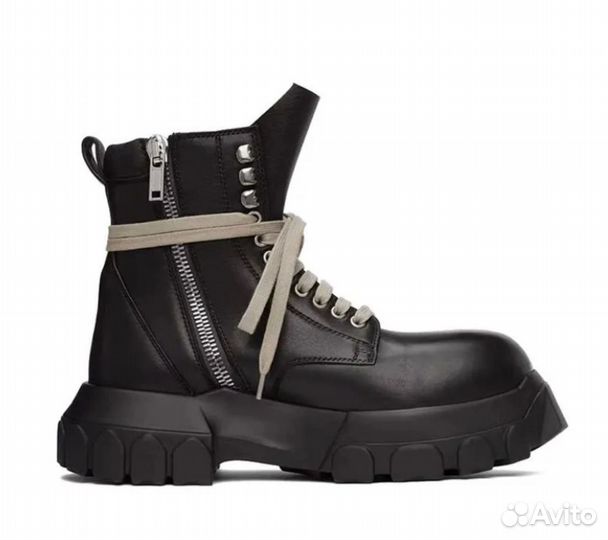 Ботинки с мехом Rick Owens Army Bozo Tractor Boots