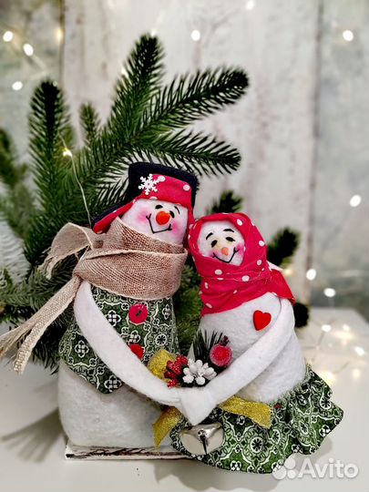 Снеговики- неразлучники