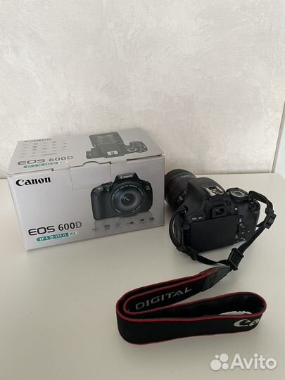 Фотоаппарат Canon 600d с объективом 18-135