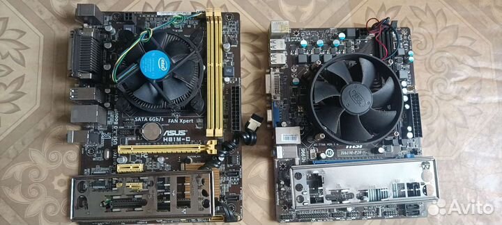 Материнская плата 1155, 1150 с процами