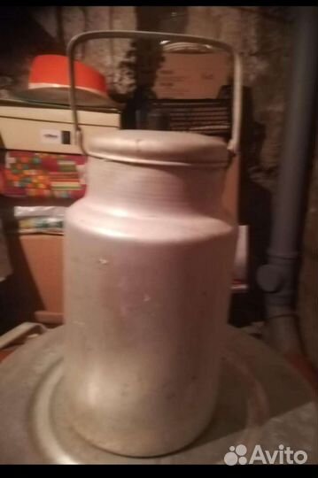 Кастрюля и бидон алюминиевые