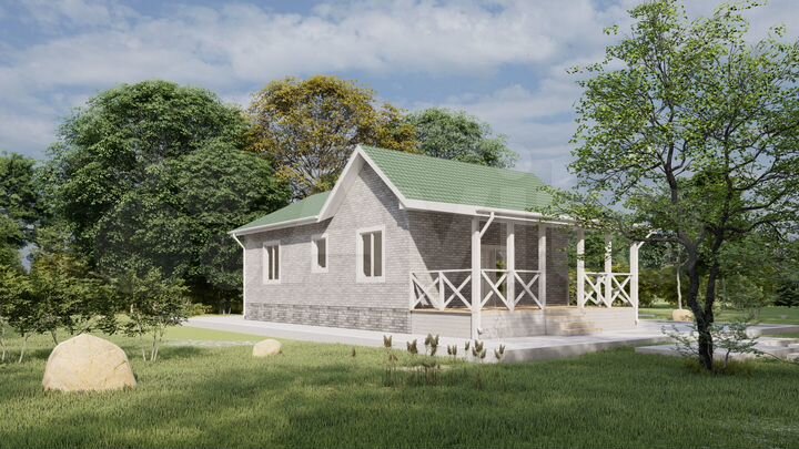 Дом 125 м² на участке 6 сот.