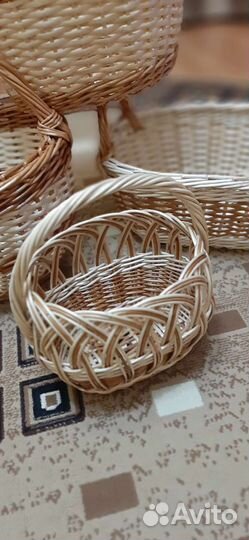 Корзины плетеные ручная работа