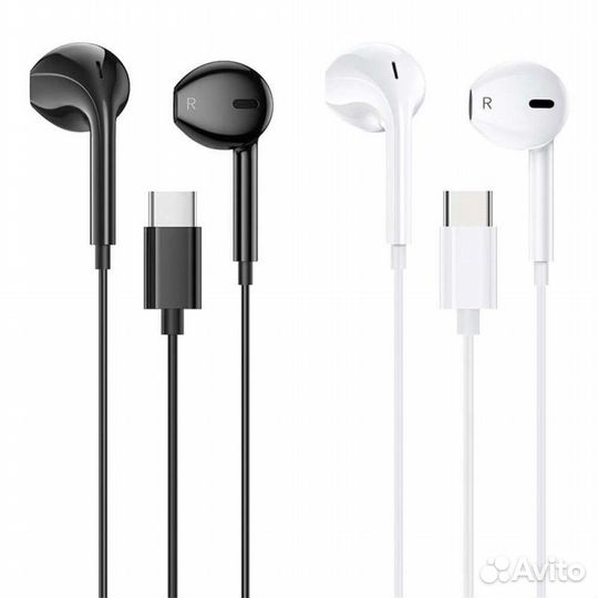 Наушники type c