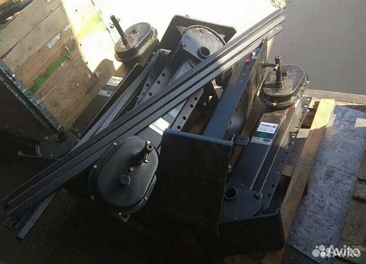 Опорные лапы полуприцепа, S-опора 750 мм