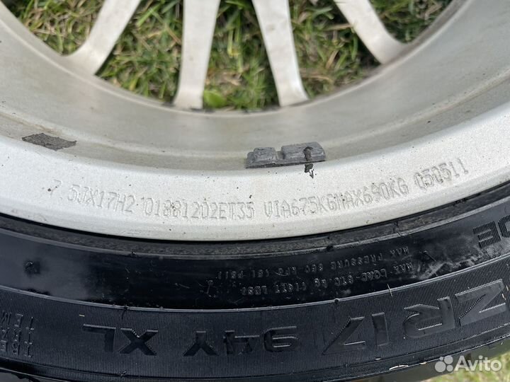Колеса в сборе r17 летние 5 112